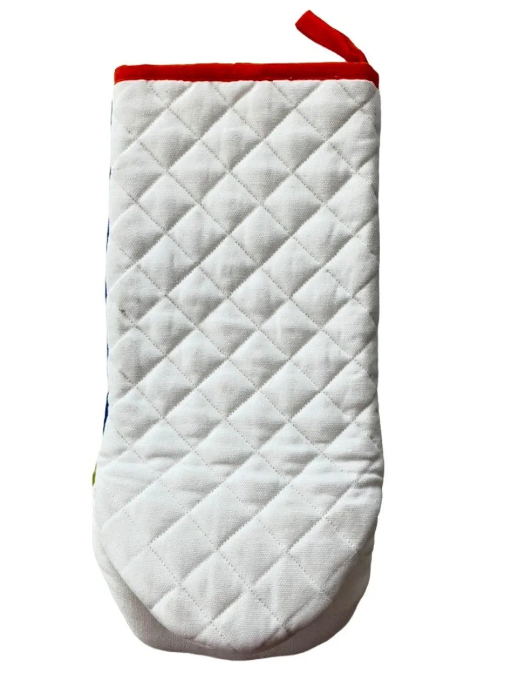 The Company Store Blue DOG Cotton Quilted Oven MITT New